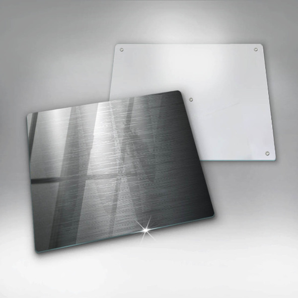 Osłona ściany przy kuchence gazowej Tekstura metal