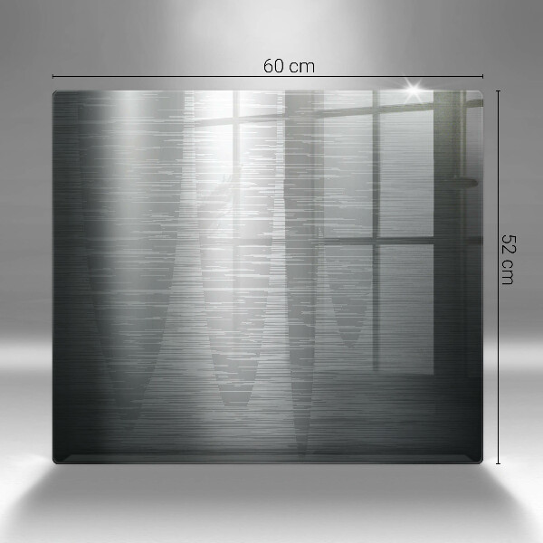 Osłona ściany przy kuchence gazowej Tekstura metal
