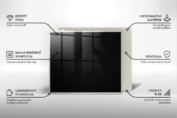 Osłona ściany przy kuchence gazowej Tablica kredowa