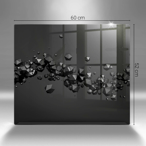 Płyta ochronna na kuchenkę Kształty 3D abstrakcja