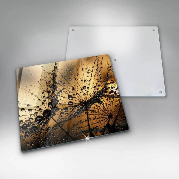 Osłona ściany przy kuchence gazowej Rosa i dmuchawce