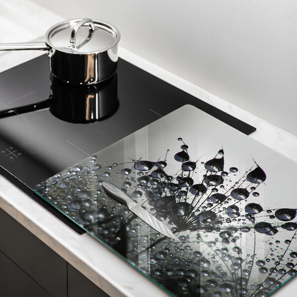 Osłona ściany przy kuchence gazowej Dmuchawce i rosa