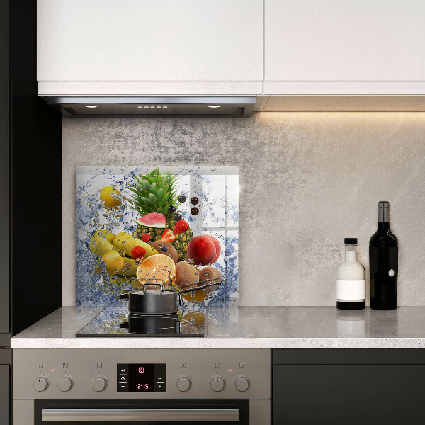 Płyta ochronna na kuchenkę Soczyste owoce i woda