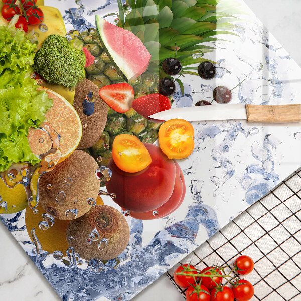 Płyta ochronna na kuchenkę Soczyste owoce i woda