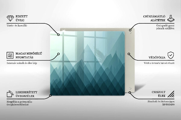 Osłona blatu kuchennego Abstrakcyjne góry