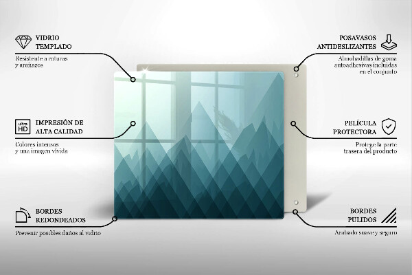 Osłona blatu kuchennego Abstrakcyjne góry