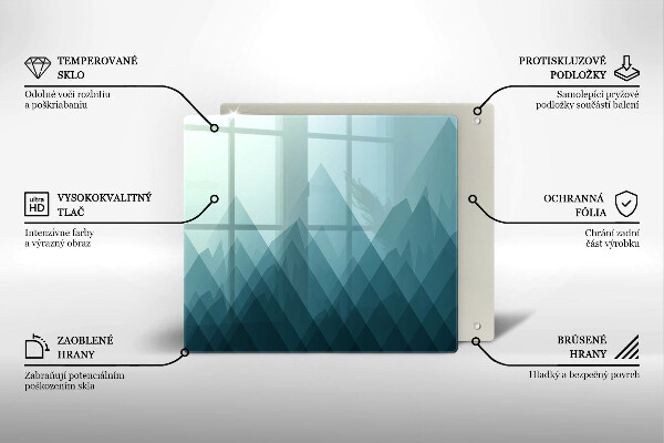 Osłona blatu kuchennego Abstrakcyjne góry