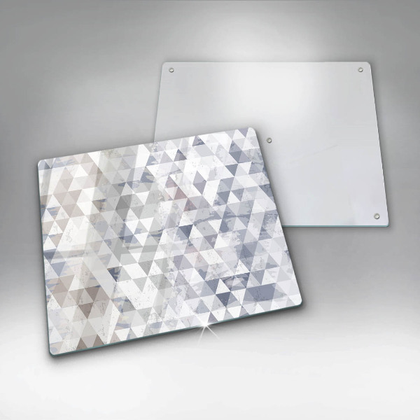 Osłona ściany przy kuchence gazowej Wzór trójkąty