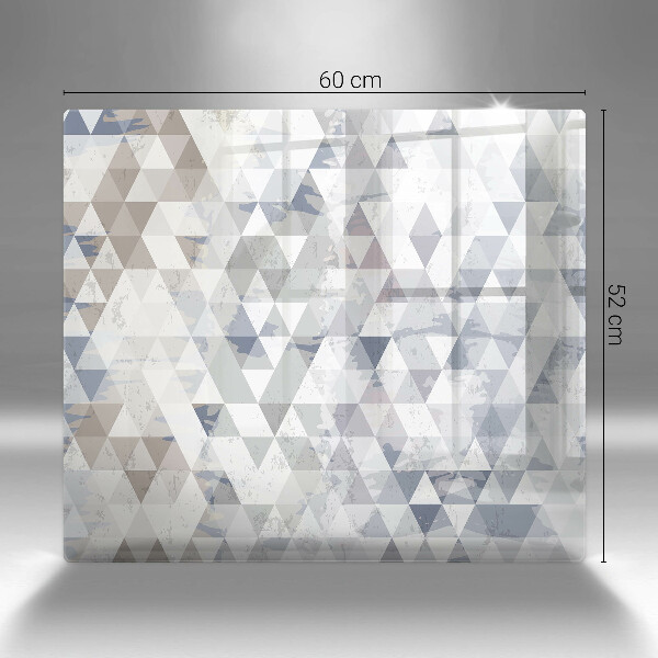 Osłona ściany przy kuchence gazowej Wzór trójkąty