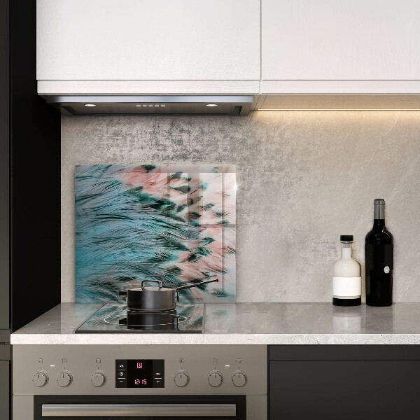 Płyta ochronna na kuchenkę Boho ptasie pióra