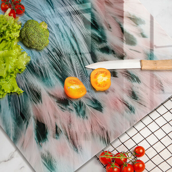 Płyta ochronna na kuchenkę Boho ptasie pióra