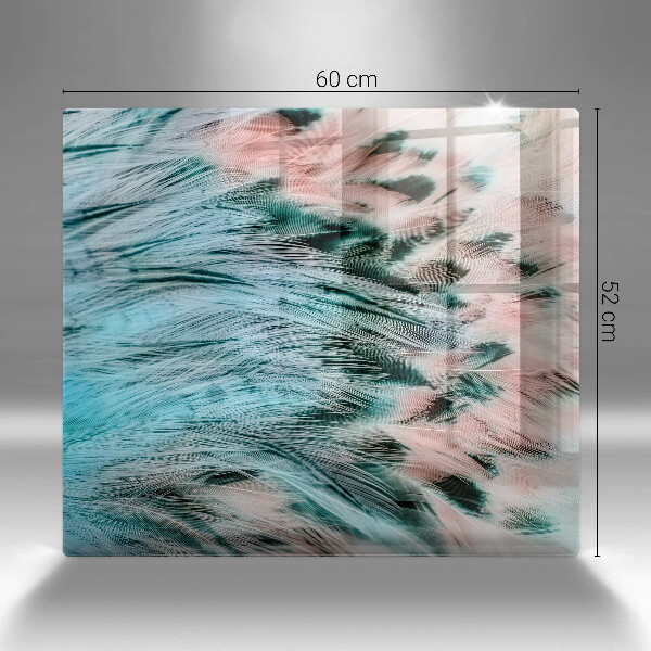 Płyta ochronna na kuchenkę Boho ptasie pióra