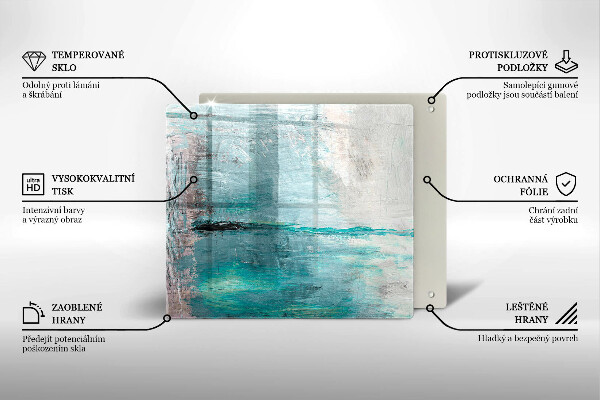 Osłona ściany przy kuchence gazowej Tło abstrakcja farby