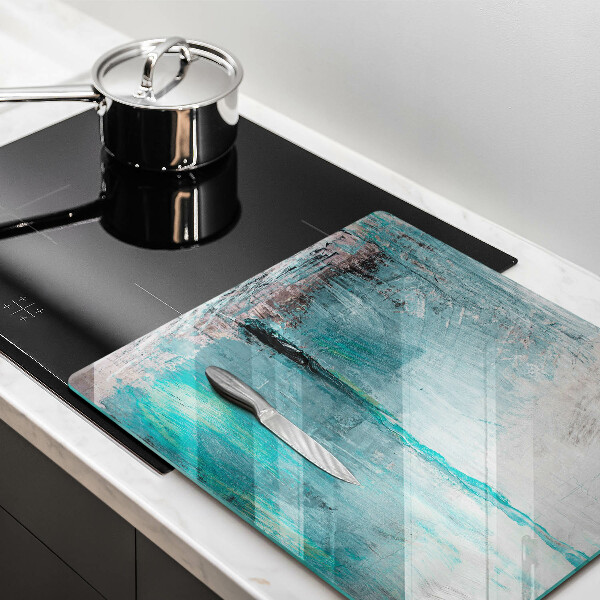 Osłona ściany przy kuchence gazowej Tło abstrakcja farby