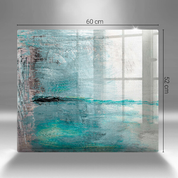 Osłona ściany przy kuchence gazowej Tło abstrakcja farby