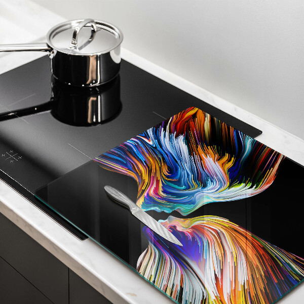 Płyta ochronna na kuchenkę Abstrakcja pocałunek