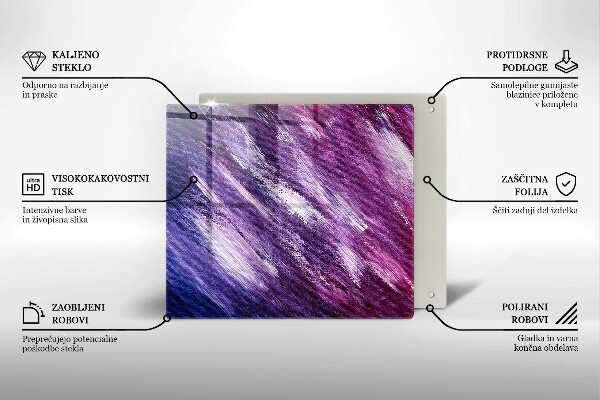 Płyta ochronna na kuchenkę Abstrakcja farby