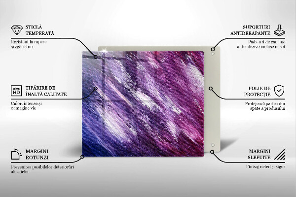 Płyta ochronna na kuchenkę Abstrakcja farby