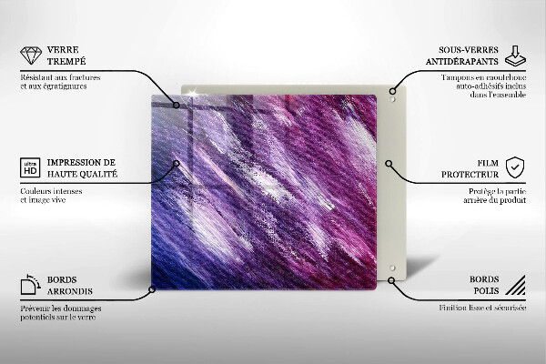 Płyta ochronna na kuchenkę Abstrakcja farby