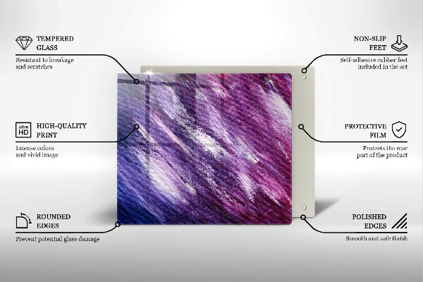 Płyta ochronna na kuchenkę Abstrakcja farby