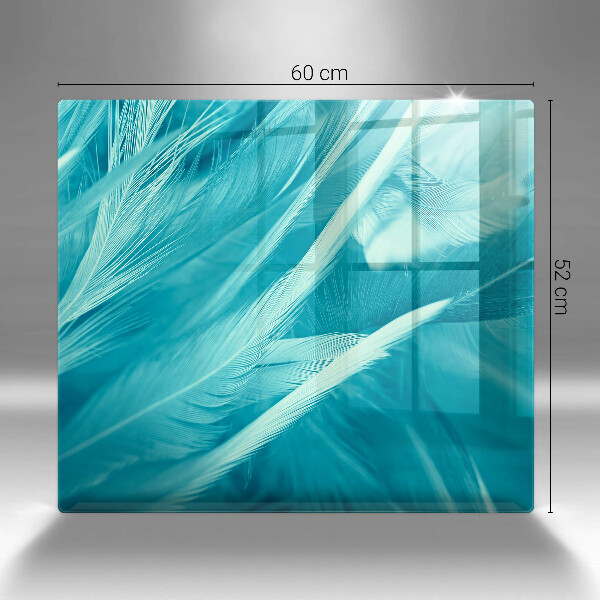 Osłona ściany przy kuchence gazowej Delikatne piórka