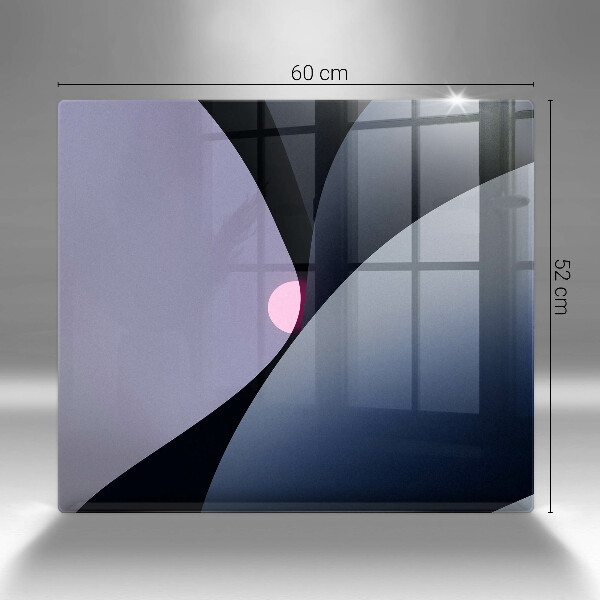 Osłona ściany przy kuchence gazowej Abstrakcja kształty