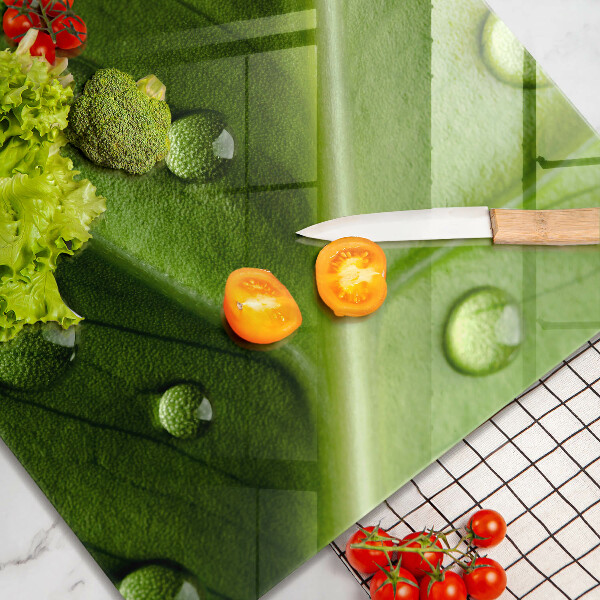 Osłona ściany przy kuchence gazowej Natura rosa i liść