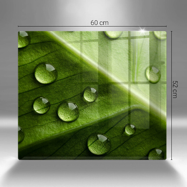 Osłona ściany przy kuchence gazowej Natura rosa i liść