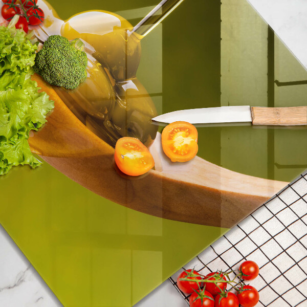 Osłona ściany przy kuchence gazowej Oliwa i oliwki