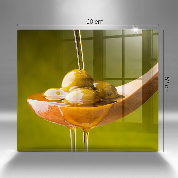 Osłona ściany przy kuchence gazowej Oliwa i oliwki