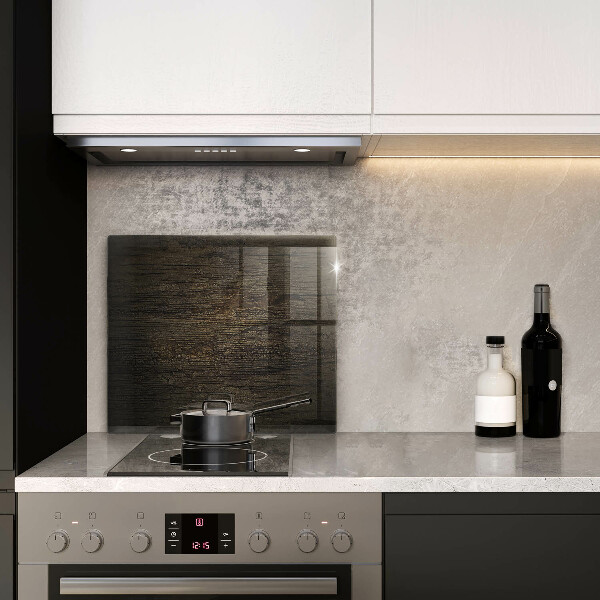 Osłona ściany przy kuchence gazowej Tekstura drewna kora