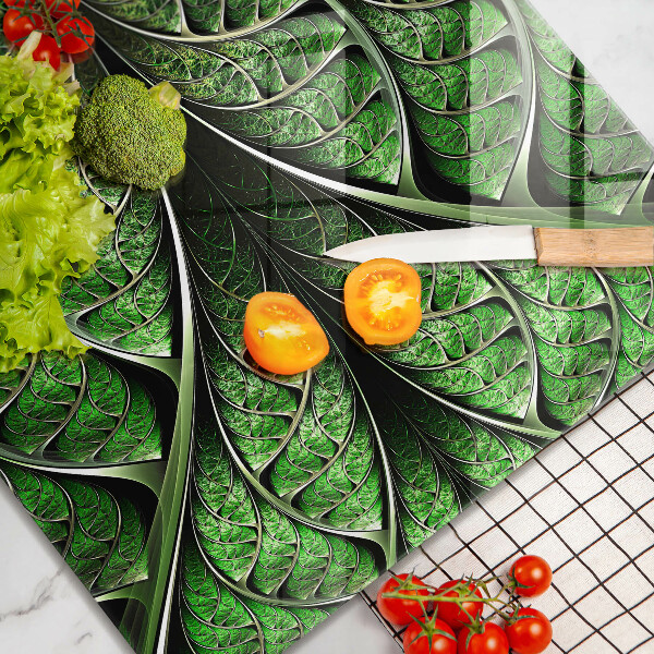 Osłona ściany przy kuchence gazowej Struktura liść żyłki