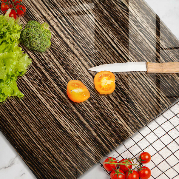 Osłona ściany przy kuchence gazowej Tekstura drewna