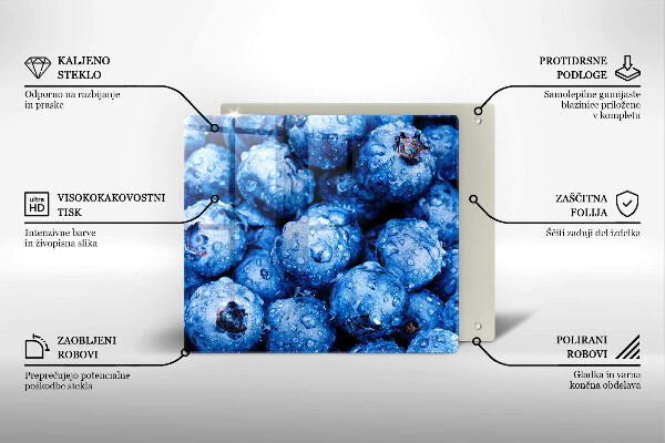 Osłona ściany przy kuchence gazowej Soczyste borówki