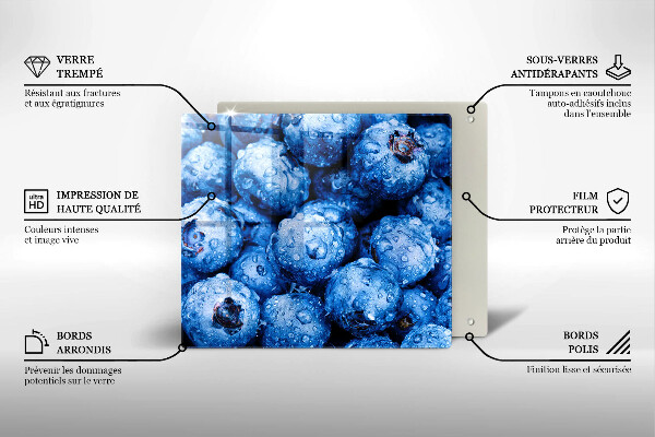 Osłona ściany przy kuchence gazowej Soczyste borówki