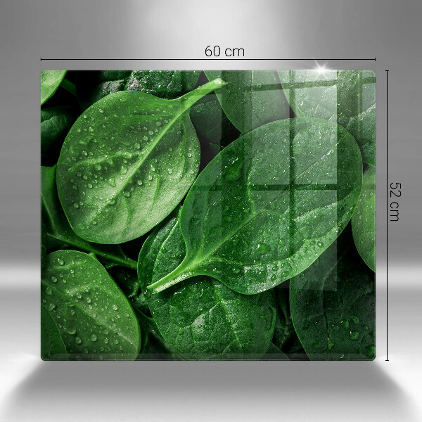 Osłona ściany przy kuchence gazowej Liście bazylii