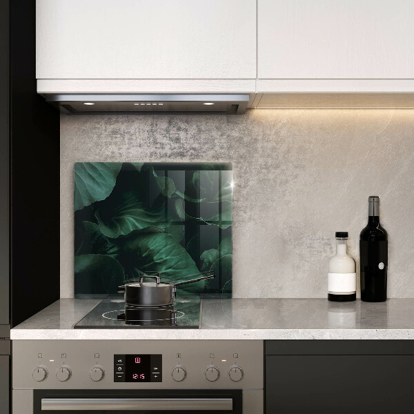 Osłona blatu kuchennego Dzikie ciemne liście