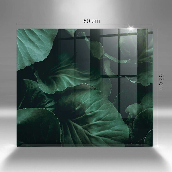 Osłona blatu kuchennego Dzikie ciemne liście