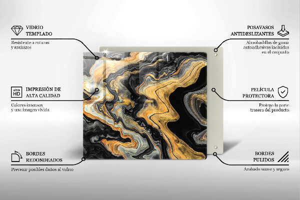 Osłona ściany przy kuchence gazowej Abstrakcyjna struktura