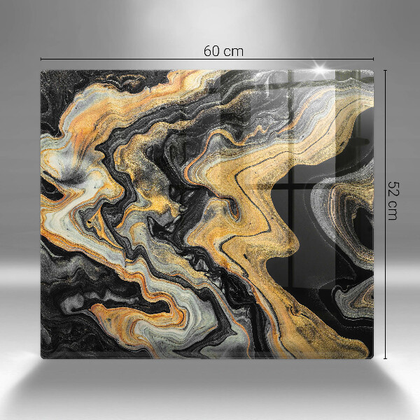 Osłona ściany przy kuchence gazowej Abstrakcyjna struktura