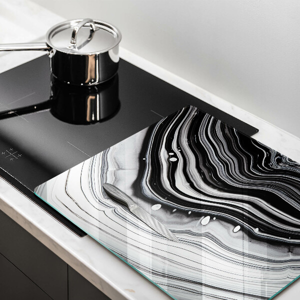 Płyta ochronna na kuchenkę Abstrakcja tusz