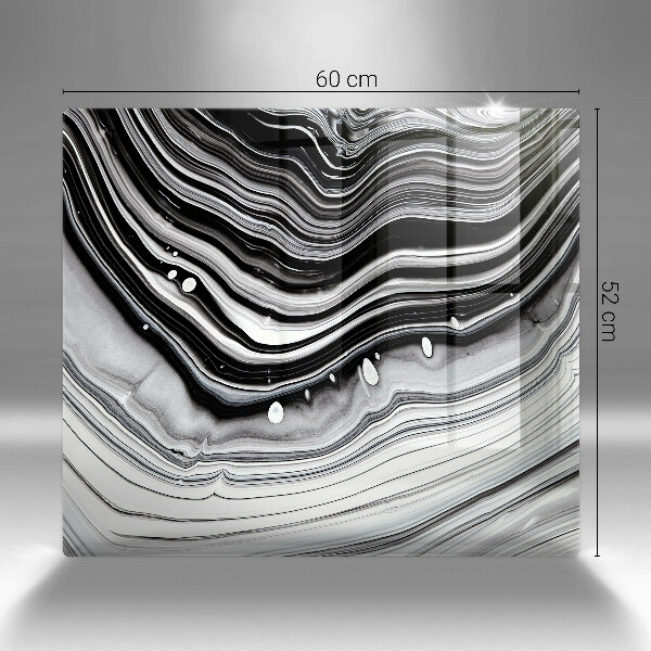 Płyta ochronna na kuchenkę Abstrakcja tusz