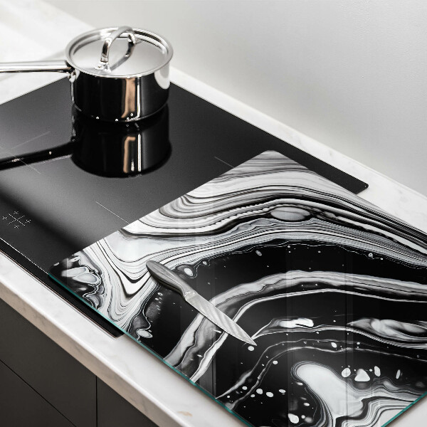 Płyta ochronna na kuchenkę Abstrakcja tusz