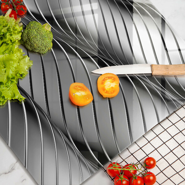 Osłona ściany przy kuchence gazowej Metalowa struktura 3D