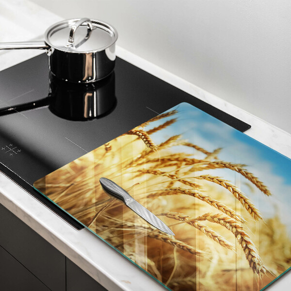 Osłona ściany przy kuchence gazowej Kłosy zbóż na polu