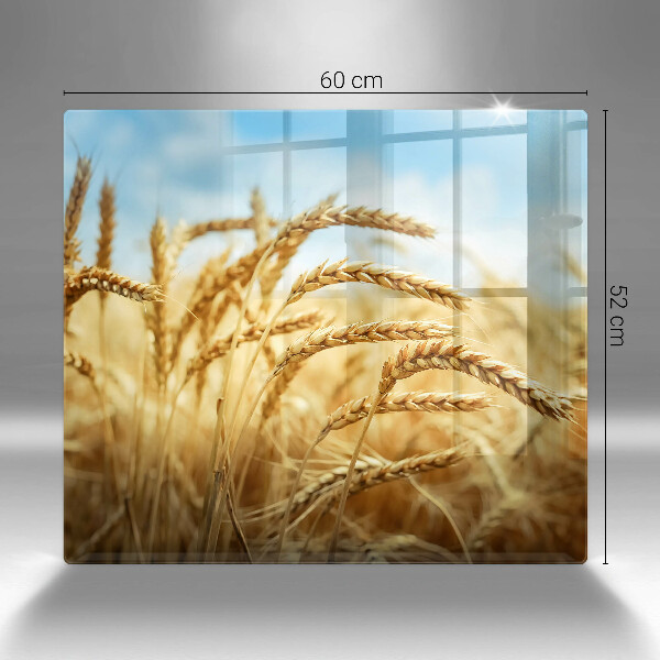 Osłona ściany przy kuchence gazowej Kłosy zbóż na polu