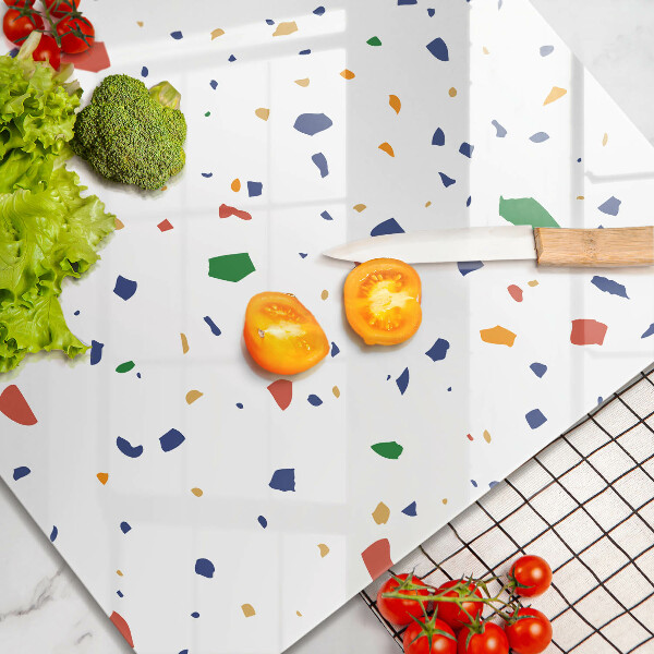 Osłona ściany przy kuchence gazowej Kolorowy gres