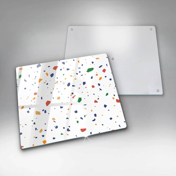 Osłona ściany przy kuchence gazowej Kolorowy gres