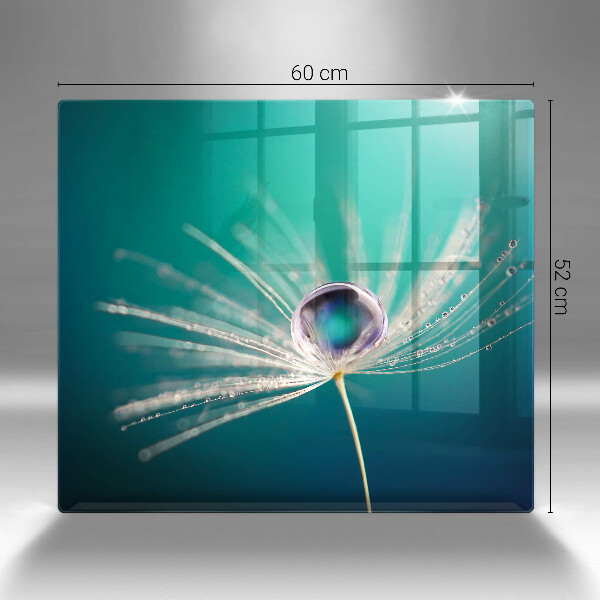 Osłona ściany przy kuchence gazowej Rosa na dmuchawcu