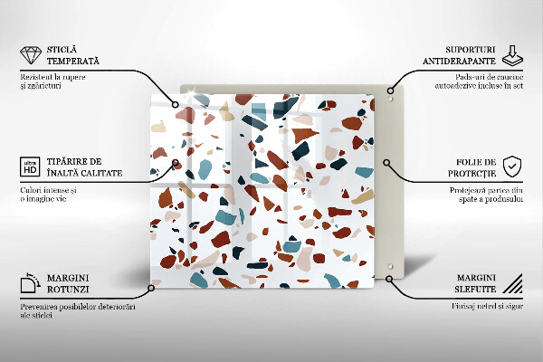 Osłona ściany przy kuchence gazowej Ozdobny kamień